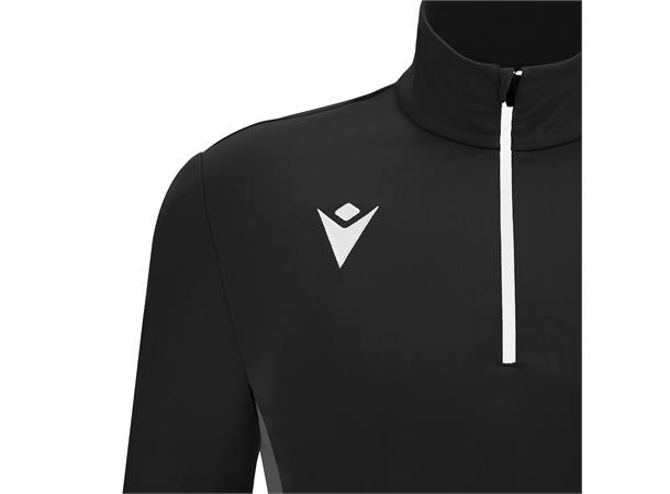 Piave 1/4 Zip Top BLK/WHT 3XS Teknisk treningsgenser - Unisex 
