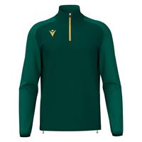 Isen Training 1/4 Zip Top BGRN/GOLD L Teknisk treningsgenser - Unisex